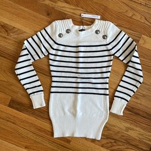 PattyBoutik Striped Sweater